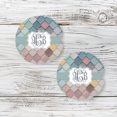 Personalized Car Coaster - Isla (Set of 2)