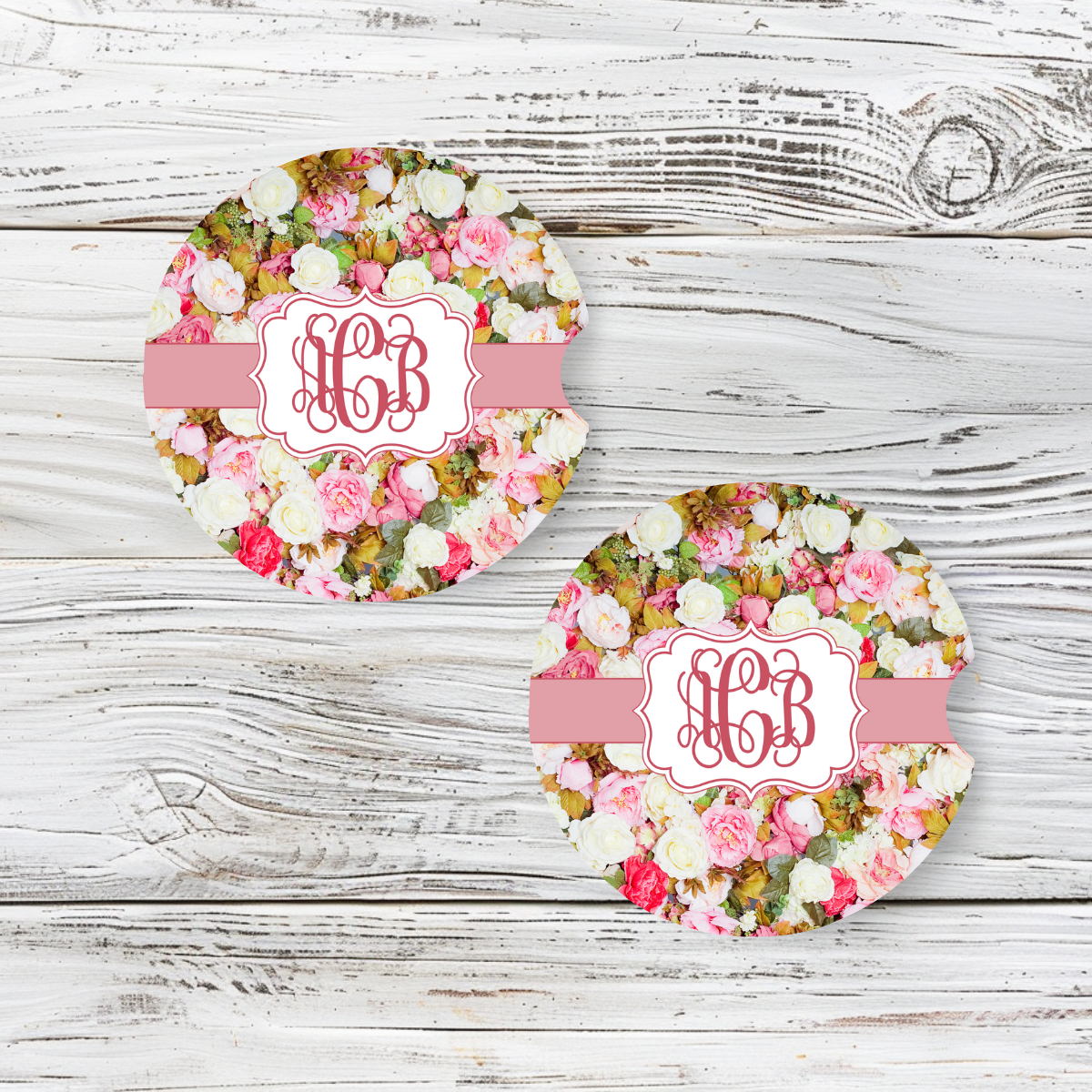 Personalized Car Coaster - Rosie (Set of 2)