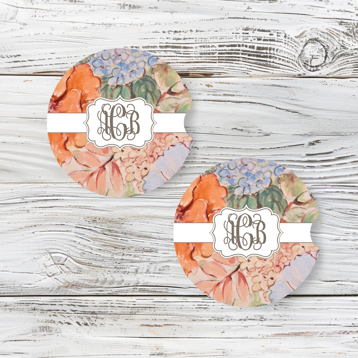 Personalized Car Coaster - Denise (Set of 2)