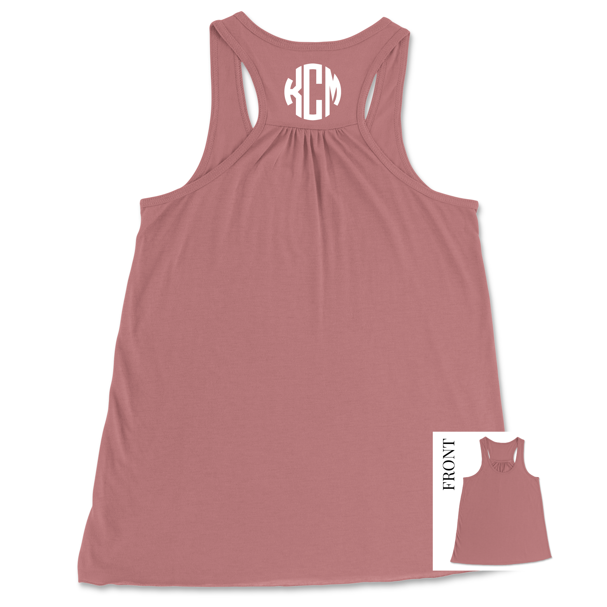 Monogrammed Flowy Tank Top