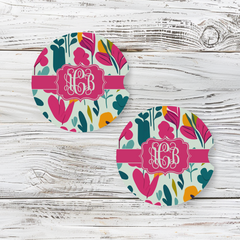 Personalized Car Coaster - Cheryl (Set of 2)