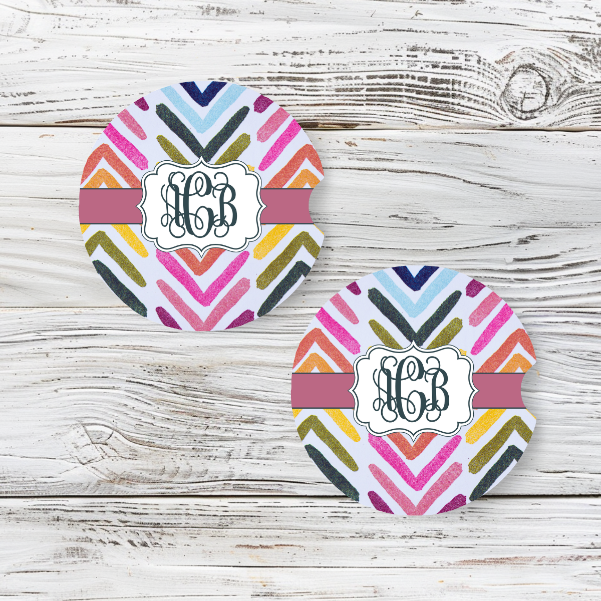 Personalized Car Coaster - Amelia (Set of 2)