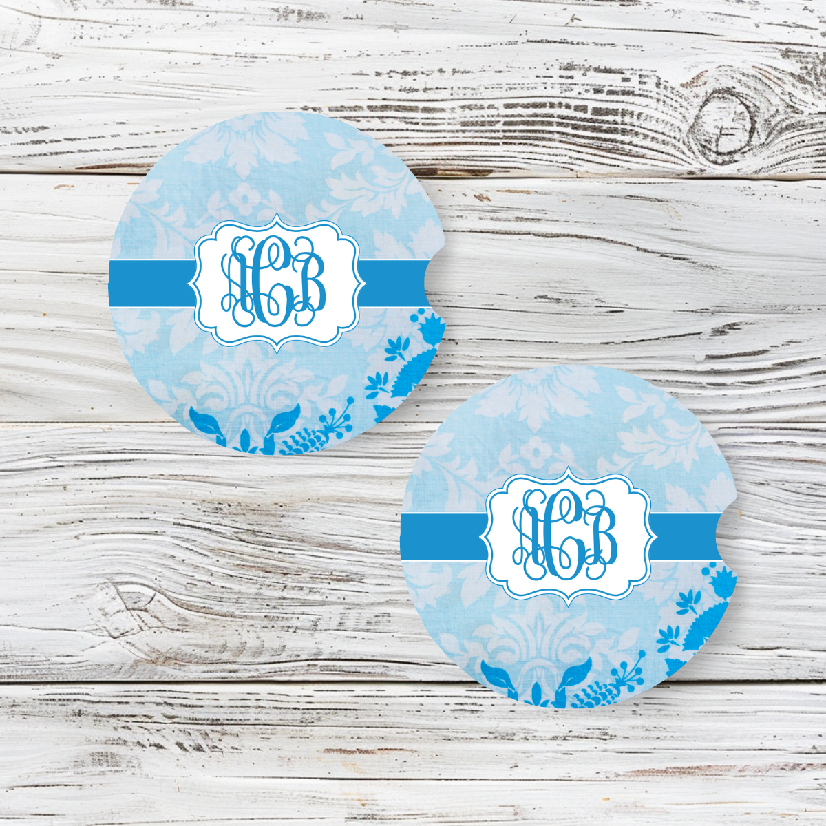 Personalized Car Coaster - Sophia (Set of 2)
