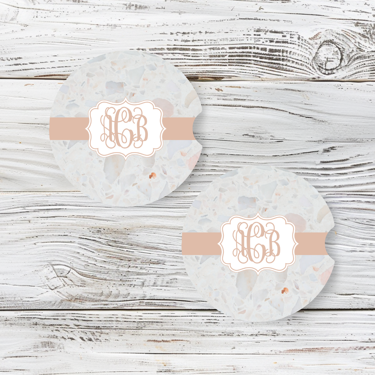 Personalized Car Coaster - Paige (Set of 2)