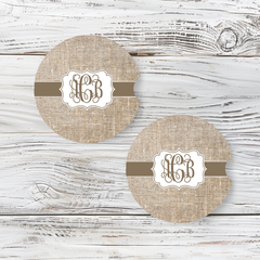 Personalized Car Coaster - Evelyn (Set of 2)