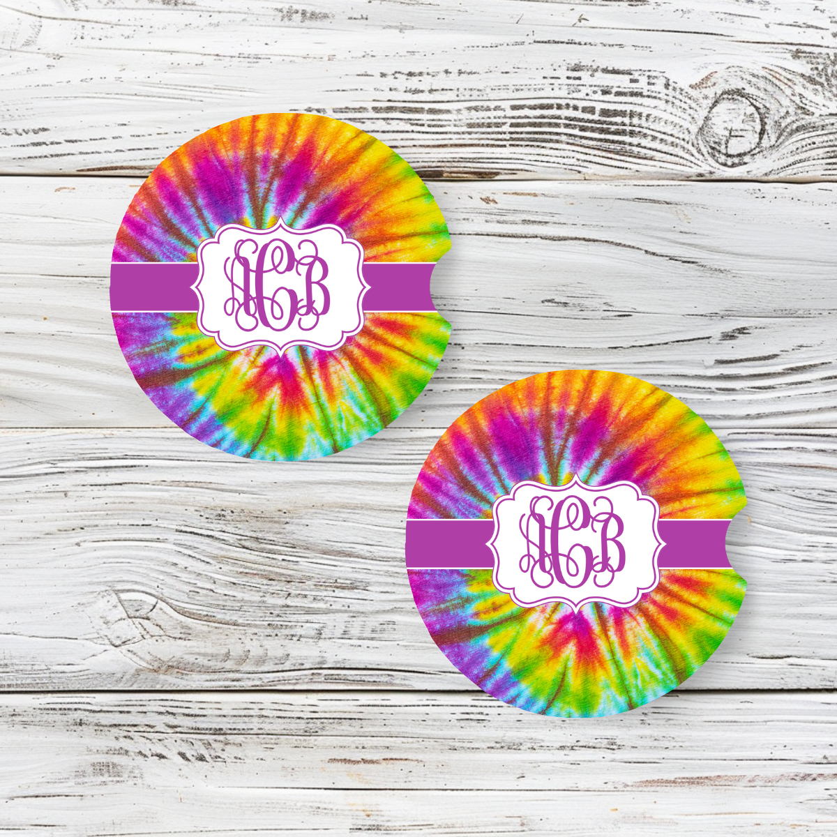 Personalized Car Coaster - Polly (Set of 2)