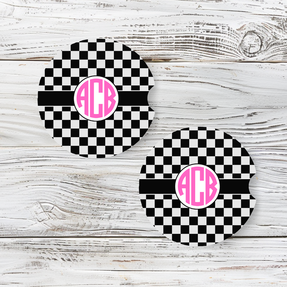 Personalized Car Coaster - Avery (Set of 2)