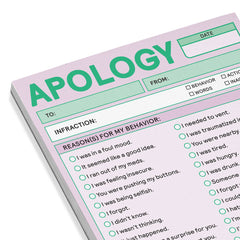 Apology Nifty Note Pad