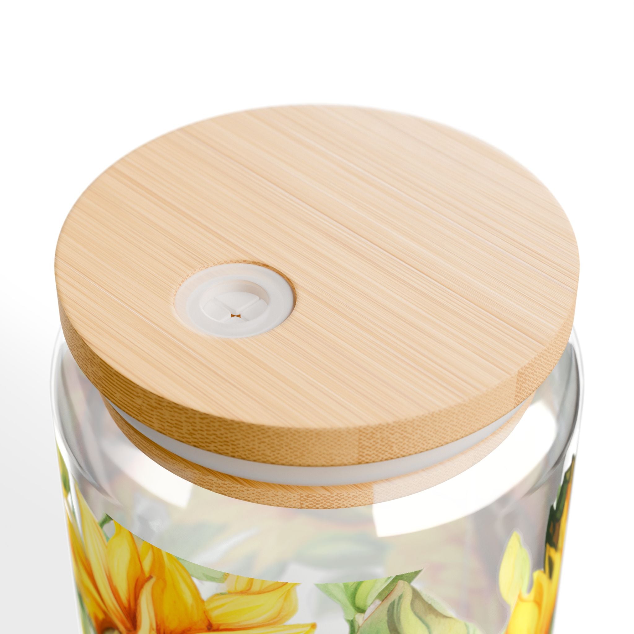 Sunflower 16oz Glass Can