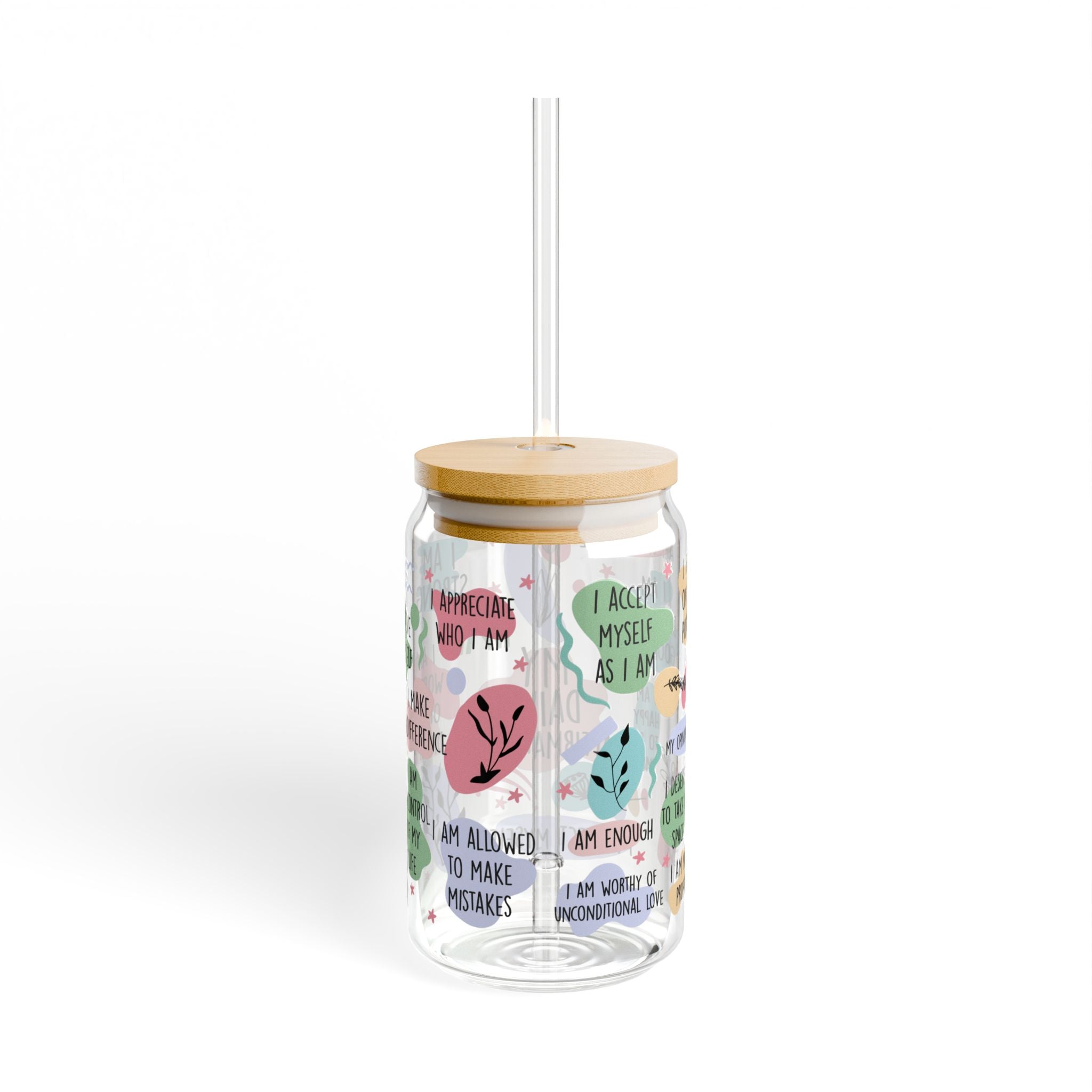 Daily Affirmations 16oz Glass Can