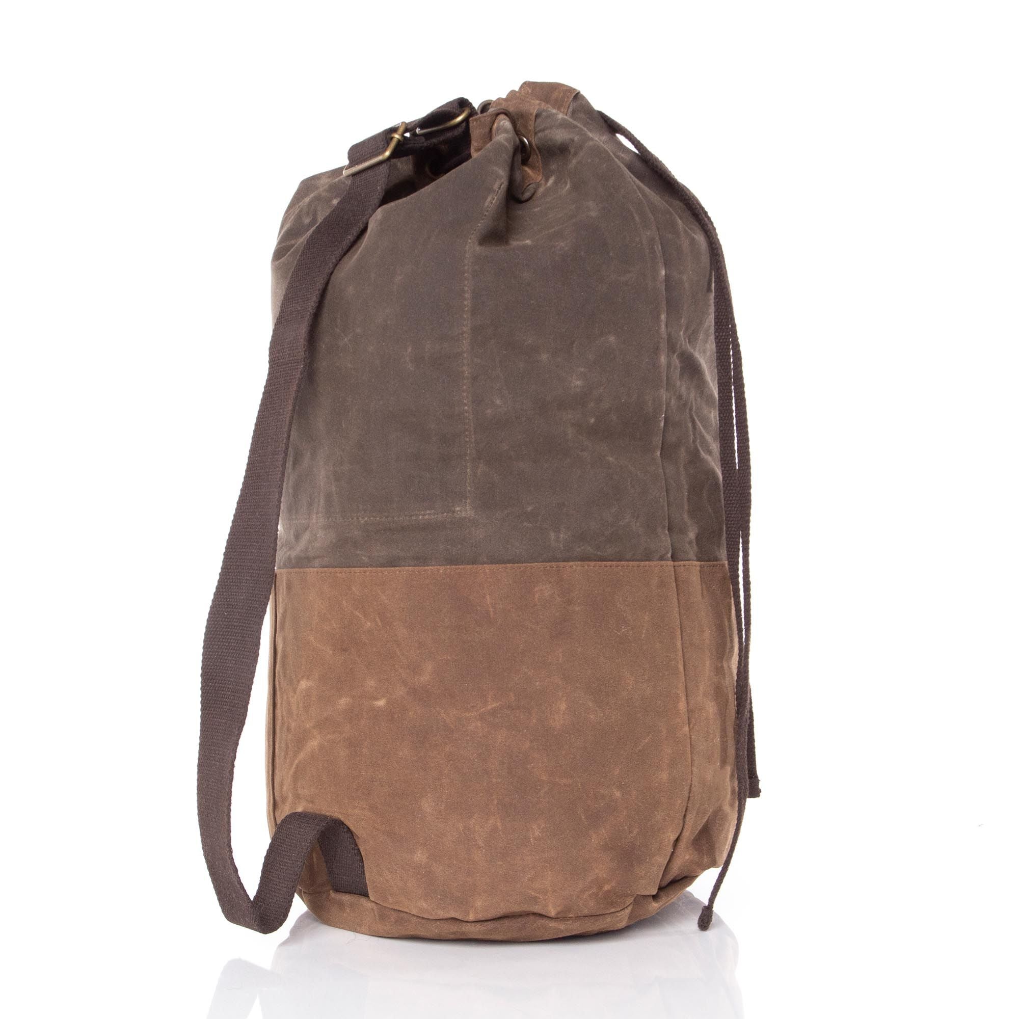 Waxed Canvas Laundry Duffel Bag