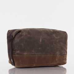 Waxed Canvas Dopp Kit