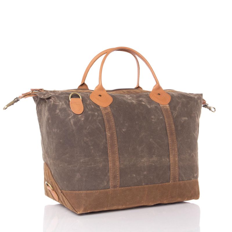 Waxed Canvas Weekender Bag