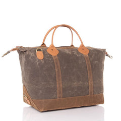 Waxed Canvas Weekender Bag