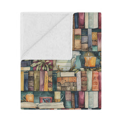 Watercolor Library Minky Blanket