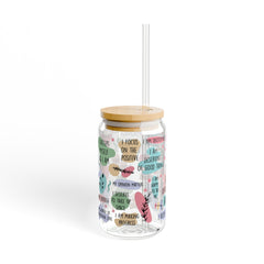 Daily Affirmations 16oz Glass Can