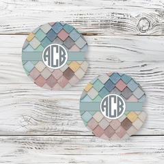 Personalized Car Coaster - Isla (Set of 2)