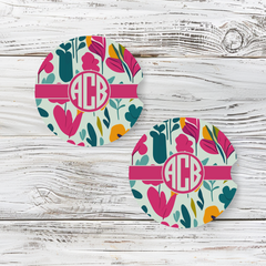 Personalized Car Coaster - Cheryl (Set of 2)