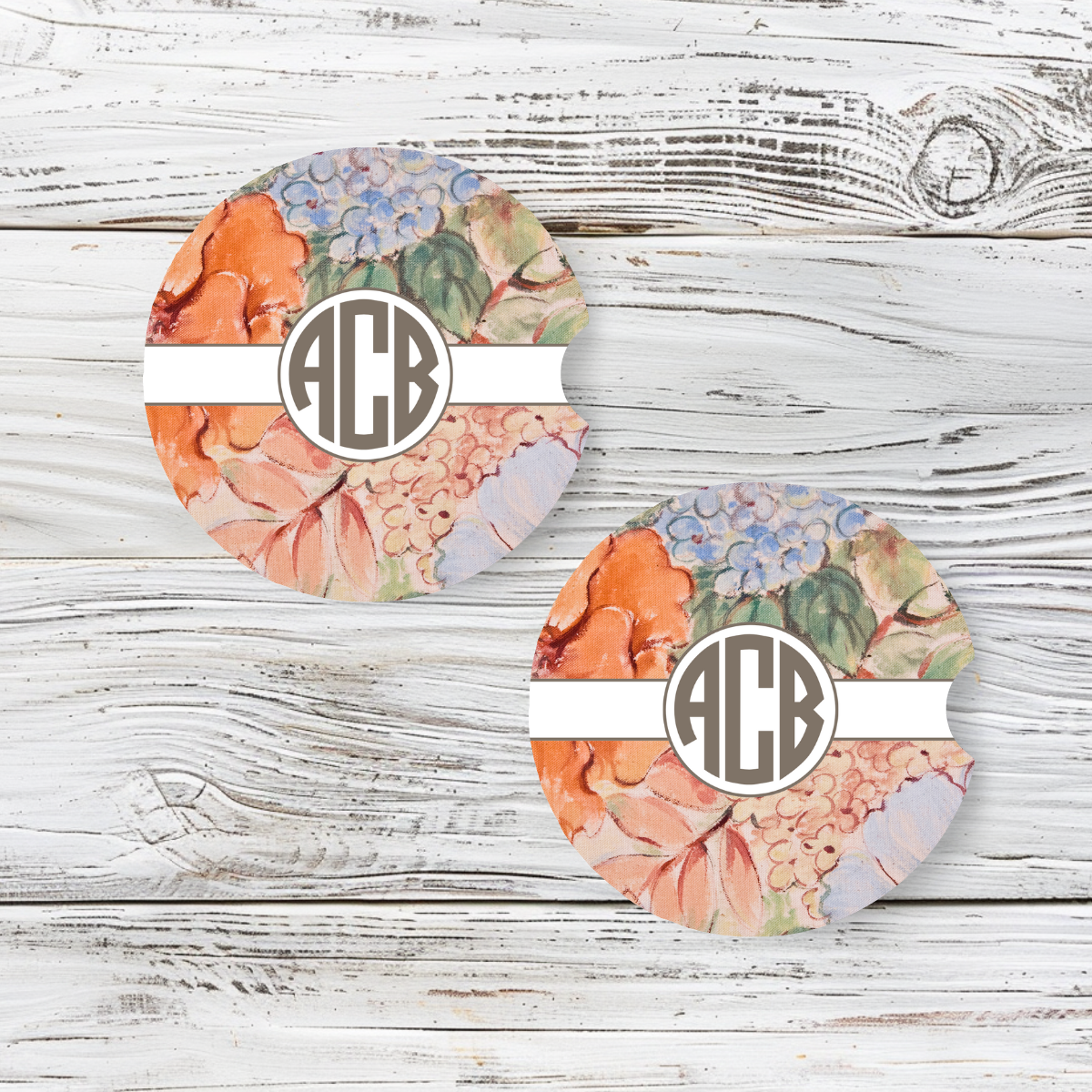 Personalized Car Coaster - Denise (Set of 2)