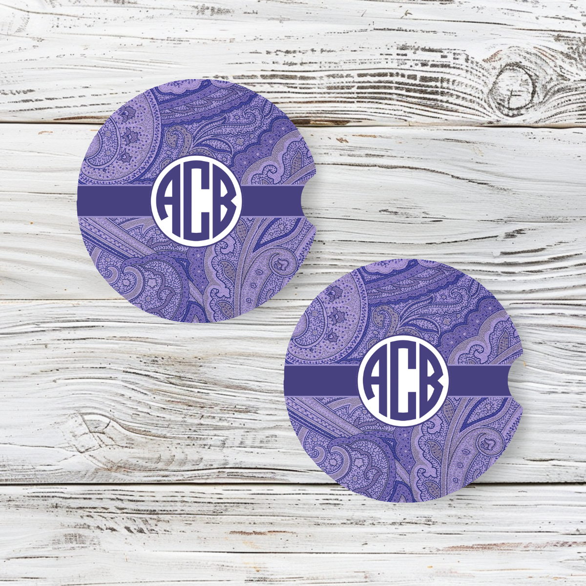 Personalized Car Coaster - Jennifer (Set of 2)