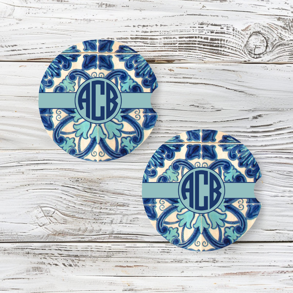 Personalized Car Coaster - Isabella (Set of 2)