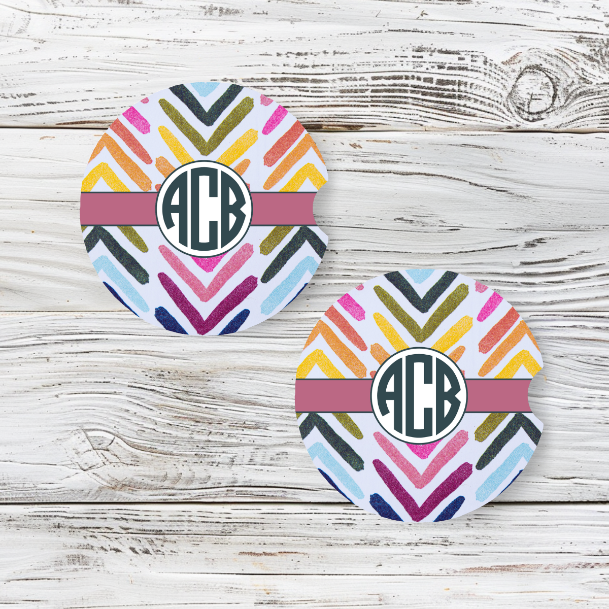 Personalized Car Coaster - Amelia (Set of 2)