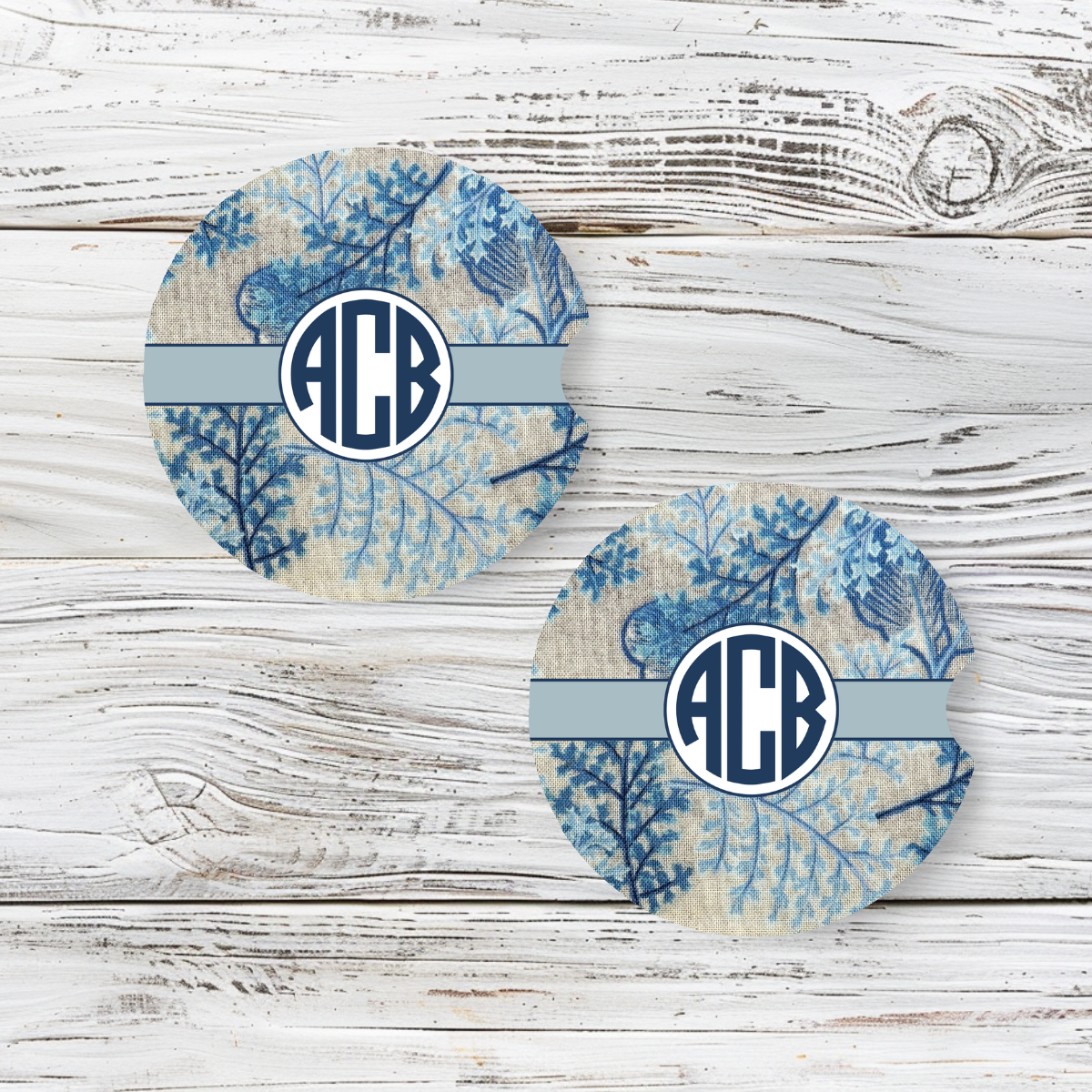 Personalized Car Coaster - Donna (Set of 2)