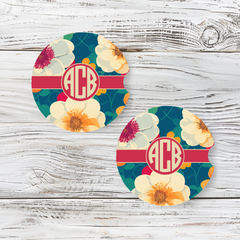 Personalized Car Coaster - Allison (Set of 2)