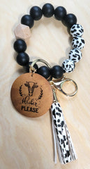 Keychain Disc | Heifer Please
