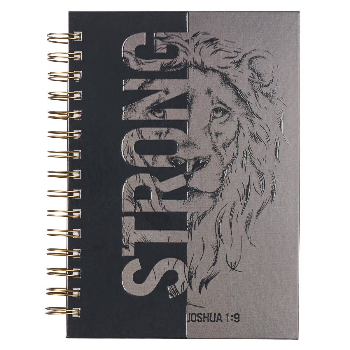 Journal Wirebound | Be Strong Josh. 1:9