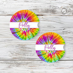 Personalized Car Coaster - Polly (Set of 2)