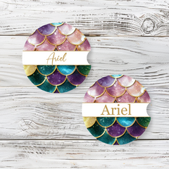 Personalized Car Coaster - Ariel (Set of 2)