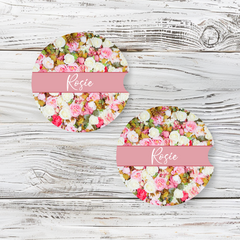 Personalized Car Coaster - Rosie (Set of 2)