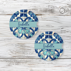 Personalized Car Coaster - Isabella (Set of 2)