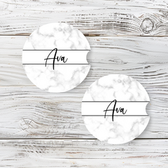 Personalized Car Coaster - Ava (Set of 2)