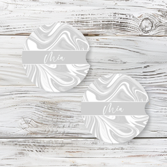 Personalized Car Coaster - Mia (Set of 2)