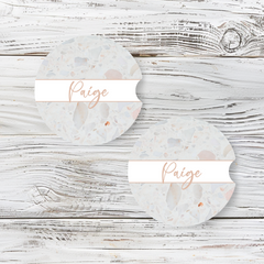 Personalized Car Coaster - Paige (Set of 2)