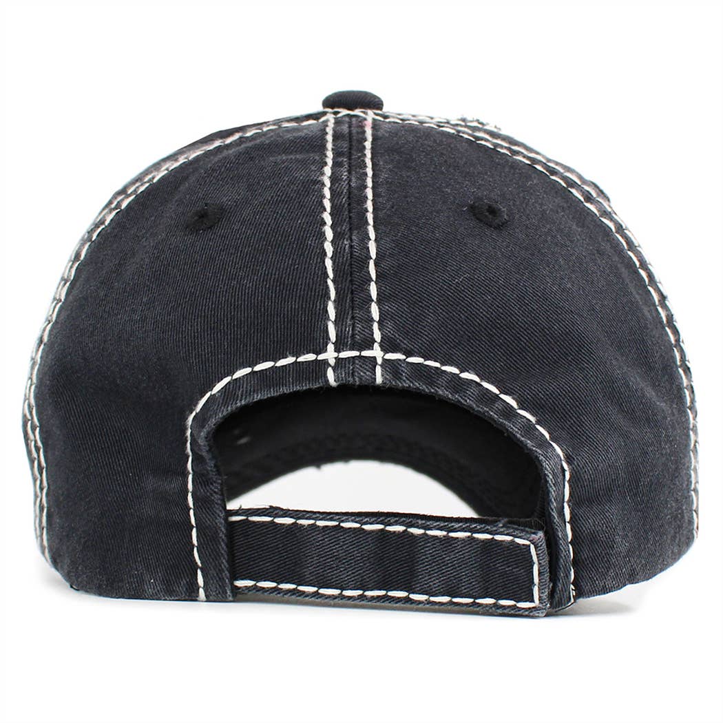 Classy Until Kickoff Vintage Washed Baseball Hat