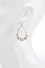 Pink Bead Earrings