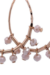 Pink Bead Earrings