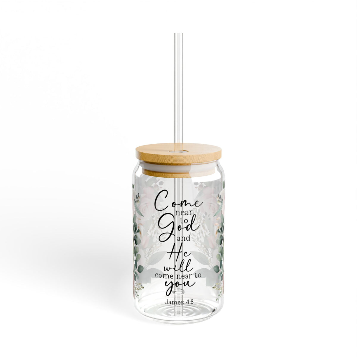Come Near To God 16oz Glass Can