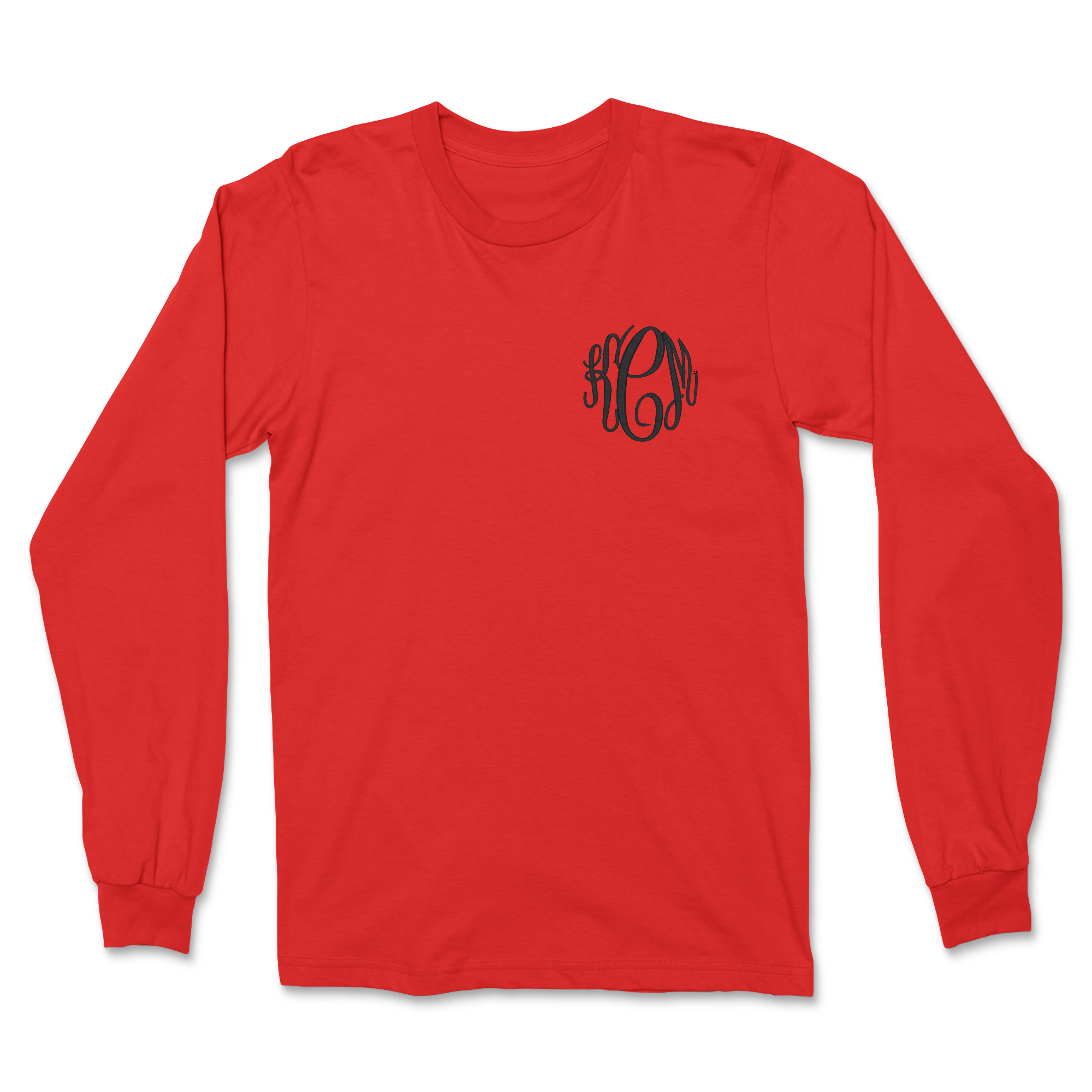 Monogrammed Game Day Long Sleeve T-Shirt