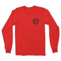 Monogrammed Game Day Long Sleeve T-Shirt