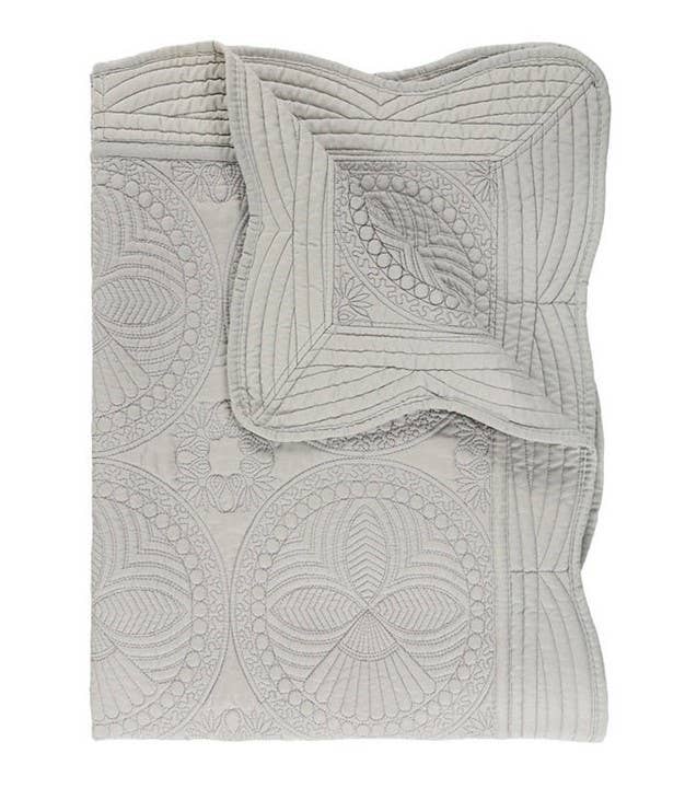 Monogrammed Heirloom Baby Quilt