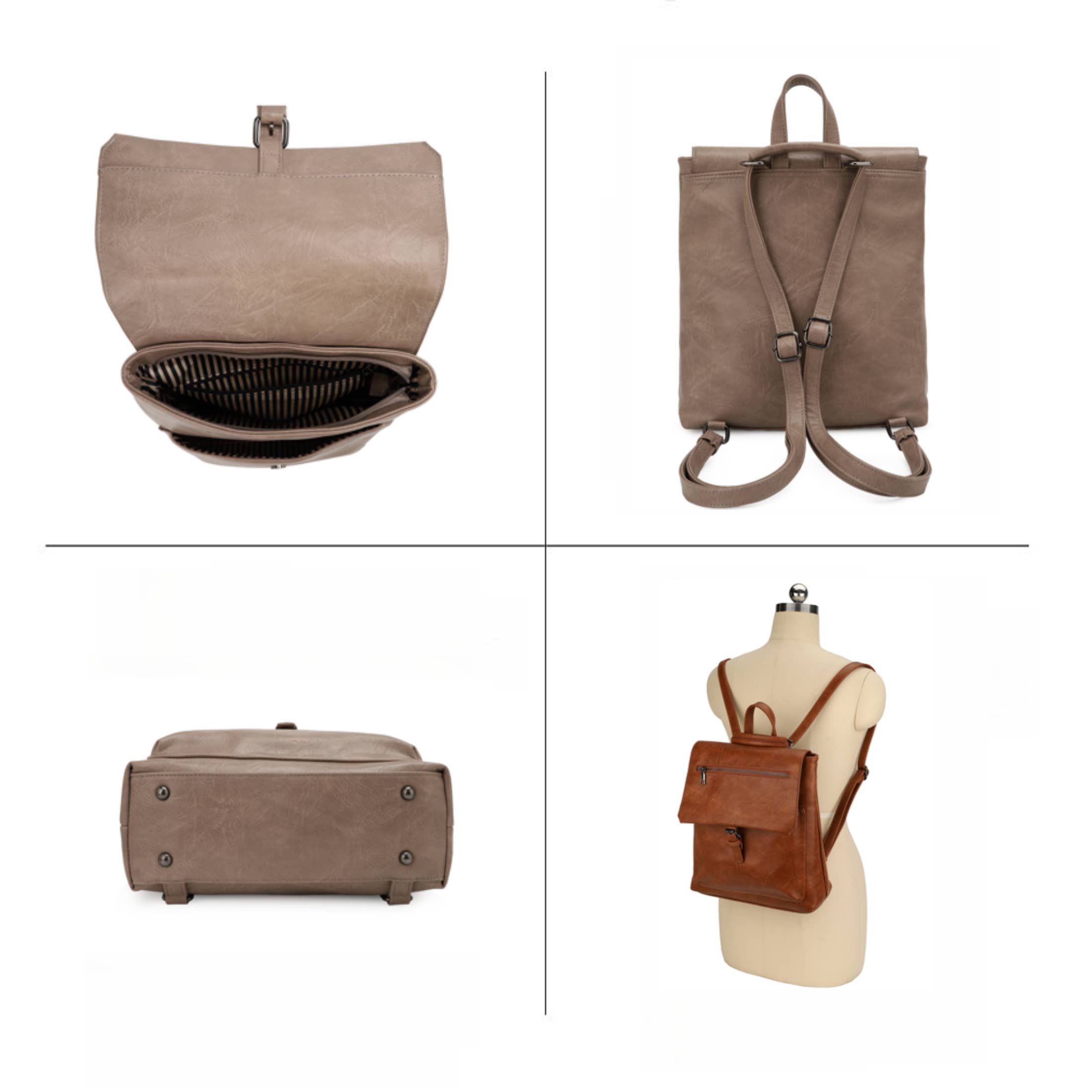 Margot Distressed Convertible Backpack