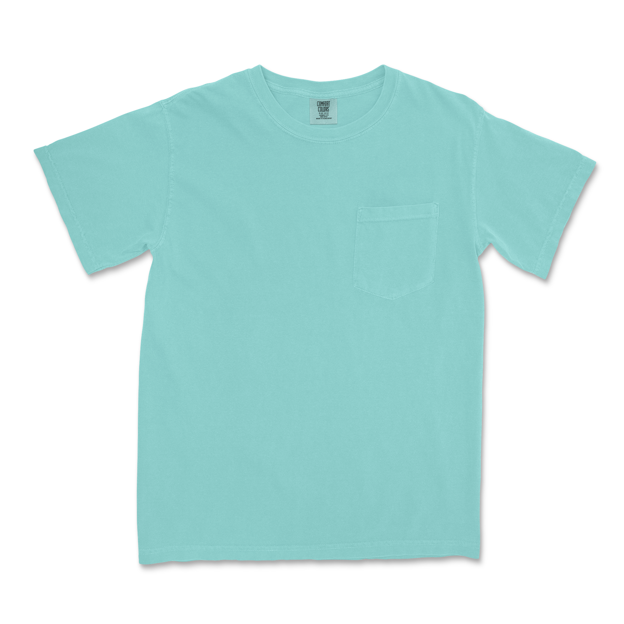 Monogrammed Comfort Colors Pocket Short Sleeve T-Shirt