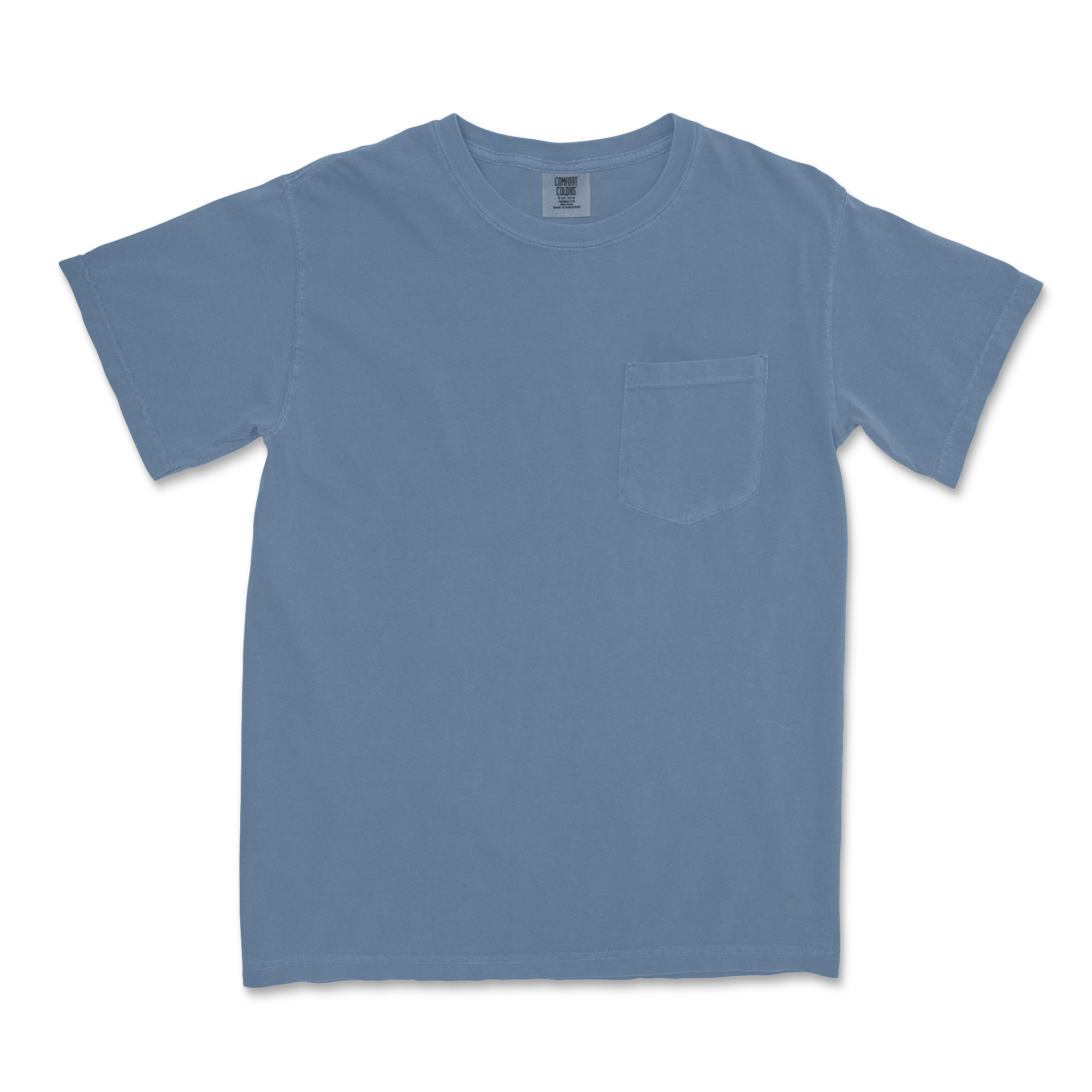 Monogrammed Comfort Colors Pocket Short Sleeve T-Shirt