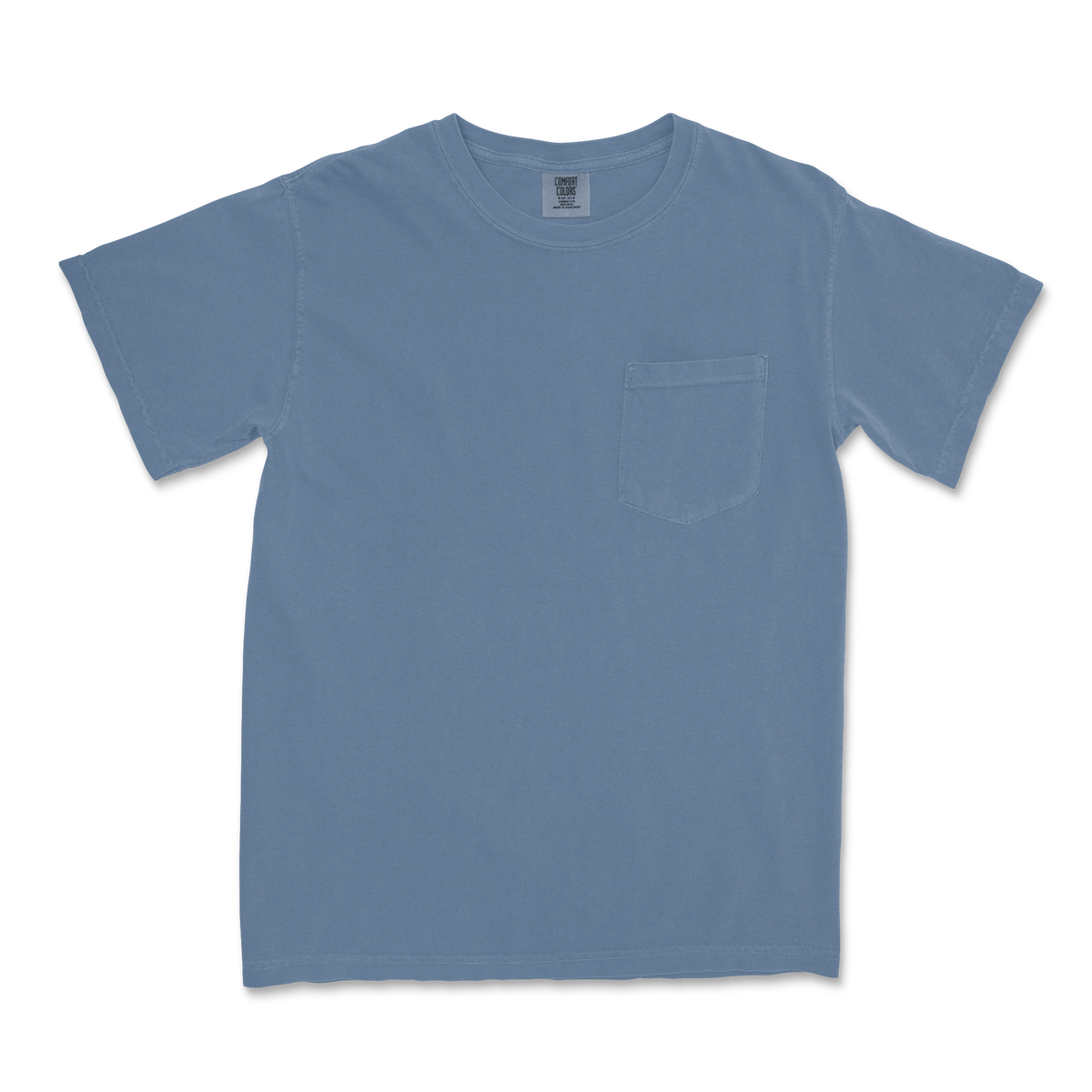 Monogrammed Comfort Colors Pocket Short Sleeve T-Shirt