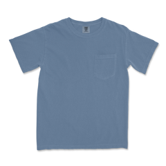 Monogrammed Comfort Colors Pocket Short Sleeve T-Shirt