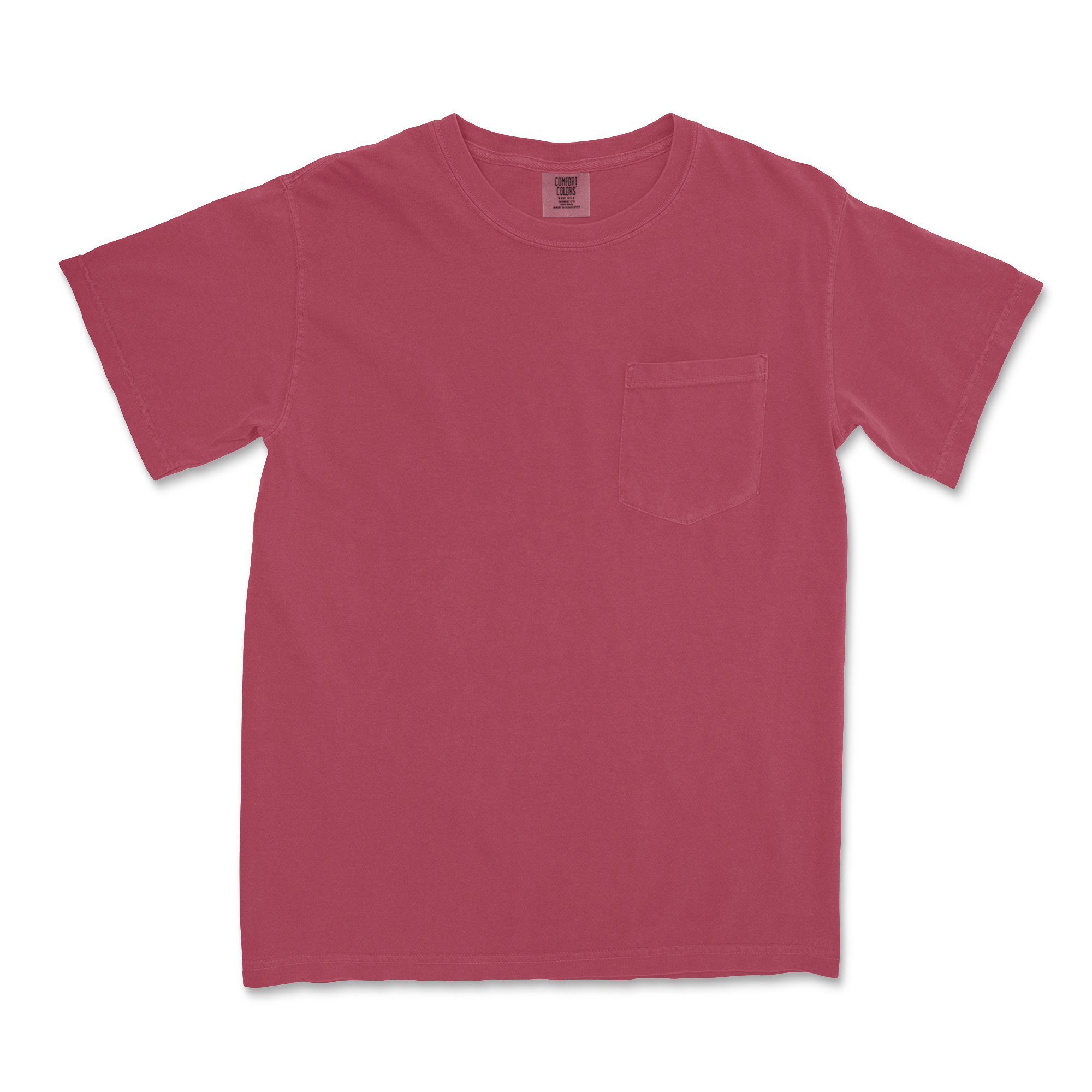 Monogrammed Comfort Colors Pocket Short Sleeve T-Shirt